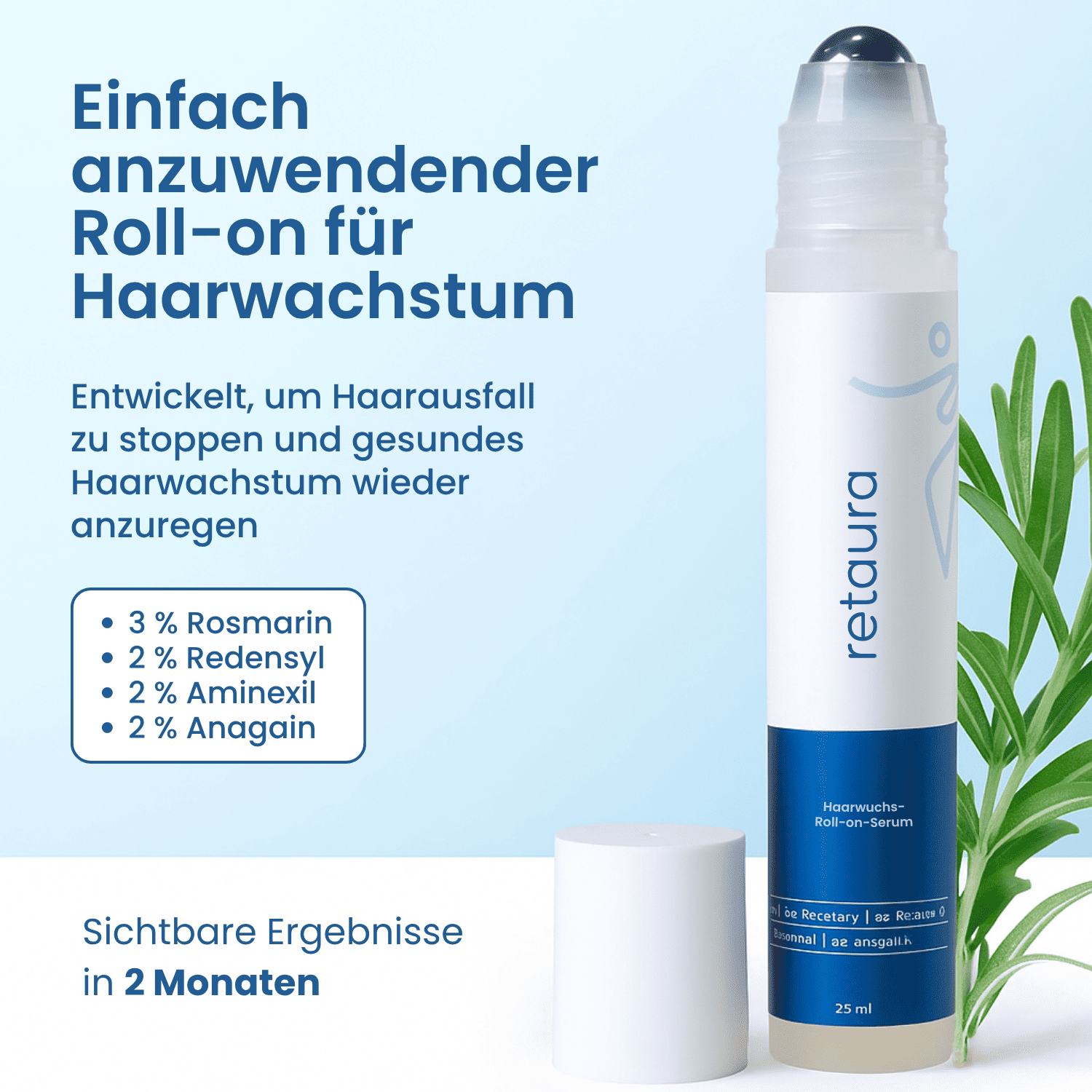 Retaura™ Haarwuchs-Roll-on-Serum